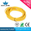 Ethernet lan network cable 24 awg 5.0PVC male to male cat5e cable bare copper